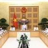 Thủ tướng Phạm Minh Chính chủ trì Hội nghị trực tuyến toàn quốc với các bộ, cơ quan Trung ương và địa phương về đẩy mạnh giải ngân kế hoạch vốn đầu tư công năm 2021, ngày 28/9 vừa qua. (Ảnh: Dương Giang/TTXVN)