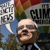 Thủ tướng Scott Morrison bị chỉ trích vì cách tiếp cận của chính phủ đối với biến đổi khí hậu. (Nguồn: Getty Images)