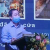 Phó Giám đốc Sở Du lịch Đà Nẵng Nguyễn Xuân Bình công bố các kế hoạch khôi phục hoạt động du lịch thành phố trong tình hình mới. (Ảnh: Trần Lê Lâm/TTXVN)