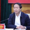 Phó Thủ tướng Lê Văn Thành phát biểu chỉ đạo tại buổi làm việc với lãnh đạo tỉnh Bắc Giang. (Ảnh: Danh Lam/TTXVN)
