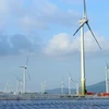 Trang trại điện gió Trung Nam được khánh thành tại huyện Thuận Bắc. (Ảnh: TTXVN)