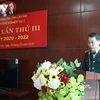 Ông Đàm Quang Vinh phát biểu tại Đại hội Chi bộ phòng trực thuộc hồi năm 2020. (Nguồn: vov.vn)