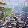 Ùn tắc giao thông ở Hà Nội. (Nguồn: TTXVN)