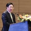 Phó Thủ tướng Thường trực Phạm Bình Minh phát biểu chỉ đạo. (Ảnh: TTXVN)