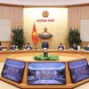 Thủ tướng Phạm Minh Chính kết luận phiên họp Chính phủ chuyên đề xây dựng pháp luật tháng Một. (Ảnh: Dương Giang/TTXVN)