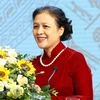 Đại sứ Nguyễn Phương Nga, Chủ tịch Liên hiệp các tổ chức hữu nghị Việt Nam. (Ảnh: Văn Điệp/TTXVN)