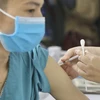 Hà Nội triển khai tiêm vaccine phòng, chống COVID-19. (Ảnh: TTXVN)