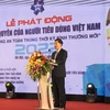Phó Chủ tịch UBND thành phố Hà Nội Hà Minh Hải phát biểu tại Lễ phát động. (Ảnh: Phương Anh/TTXVN) 