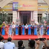 Cắt băng khai mạc Ngày Hội Sách và Văn hóa đọc năm 2022 tại Thư viện Quốc gia Việt Nam, Hà Nội vào ngày 15/4 vừa qua. (Ảnh: Thanh Tùng/TTXVN)