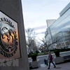 Biểu tượng IMF tại Washington, DC, Mỹ. (Ảnh: AFP/TTXVN)