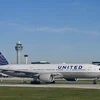 Máy bay của hãng hàng không United Airlines tại sân bay quốc tế ở Chicago, Illinois của Mỹ. (Ảnh: AFP/TTXVN)