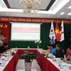 Quang cảnh một buổi hội đàm giữa Hội Chữ thập đỏ Việt Nam và Hội Chữ thập đỏ Canada. (Nguồn: redcross.org.vn)