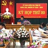 Quang cảnh Kỳ họp thứ 20 của Ủy ban kiểm tra Tỉnh ủy Hà Giang. (Ảnh: TTXVN phát)