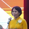 Bà Lê Thị Hoàng Yến, Phó Tổng cục trưởng Tổng cục Thể dục Thể thao, Phó Trưởng Tiểu ban Thông tin Truyền thông-Ban Tổ chức SEA Games 31. (Ảnh: Tuấn Đức/TTXVN)