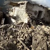 Ngôi nhà bị sập trong trận động đất tại tỉnh Paktika, Afghanistan, ngày 22/6 vừa qua. (Ảnh: IRNA/TTXVN)