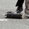 Khẩu súng tự chế được cho là của nghi phạm tấn công cựu Thủ tướng Nhật Bản Abe Shinzo, ngày 8/7 vừa qua. (Ảnh: Getty Images/TTXVN)