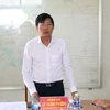 Chủ tịch UBND tỉnh Bình Thuận Lê Tuấn Phong phát biểu tại cuộc họp. (Ảnh: Nguyễn Thanh/TTXVN)