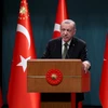 Tổng thống Thổ Nhĩ Kỳ Recep Tayyip Erdogan. (Ảnh: AFP/TTXVN)
