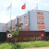 Công ty TNHH Seojin Auto, lô J5, Khu công nghiệp Đại Đồng, Hoàn Sơn, Phường Tân Hồng, Thị xã Từ Sơn, Tỉnh Bắc Ninh. (Ảnh: Thái Hùng/TTXVN)