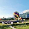 Lễ hội khinh khí cầu lần đầu tổ chức tại An Giang thu hút 80.000 lượt khách đến tham quan. (Ảnh: Thanh Sang/TTXVN)