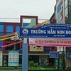 Trường Mầm non Hoàng Liệt, cơ sở Tứ Kỳ. (Ảnh: Phạm Mai/Vietnam+)