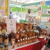 Người dân Thủ đô tham quan và mua sắm tại hội chợ giới thiệu sản phẩm OCOP. (Ảnh: Phương Anh/TTXVN)
