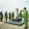 Hình ảnh Bộ đội Biên phòng tỉnh Điện Biên và Lào bảo vệ biên giới 