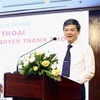 Ông Nguyễn Hữu Nghiệp, Phó Cục trưởng Cục Hải quan TP Hồ Chí Minh phát biểu tại hội nghị đối thoại. (Ảnh: Xuân Anh/TTXVN)