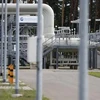 Cơ sở nhận và chuyển khí đốt thuộc dự án Dòng chảy phương Bắc 1 ở Lubmin, Đức. (Ảnh: AFP/TTXVN)