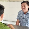 Nguyễn Hữu Phước tại cơ quan điều tra. (Ảnh: TTXVN phát)