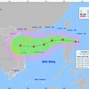 Vị trí và đường đi của bão Nesat. (Nguồn: Trung tâm Dự báo Khí tượng Thủy văn Trung ương)