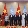 Hình ảnh Lễ kỷ niệm 45 năm Việt Nam gia nhập Liên hợp quốc