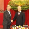 Hình ảnh Tổng Bí thư Nguyễn Phú Trọng tiếp Tổng Thư ký Liên hợp quốc 