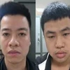 Các đối tượng bị tạm giữ tại Cơ quan Cảnh sát điều tr. (Nguồn: cand.com.vn).