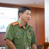 Thượng tá Lê Mạnh Hà, Phó Trưởng phòng Tham mưu Công an Thành phố Hồ Chí Minh. (Nguồn: tuoitre.vn)