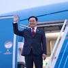 Chủ tịch Quốc hội Vương Đình Huệ lên đường dự AIPA-43, thăm chính thức Campuchia. (Ảnh: Doãn Tấn/TTXVN)
