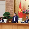 Phó Thủ tướng Thường trực Chính phủ Phạm Bình Minh, Tổ trưởng Tổ Công tác số 1 phát biểu. (Ảnh: Phạm Kiên/TTXVN)