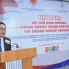 Ông Nguyễn Tuấn, Phó Giám đốc Trung tâm Xúc tiến Thương mại và Đầu tư TP Hồ Chí Minh (ITPC), phát biểu tại hội nghị kết nối giao thương. (Nguồn: Bộ Công Thương)