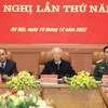 [Photo] Tổng Bí thư chủ trì Hội nghị Quân ủy Trung ương lần thứ năm
