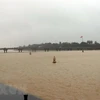 Nước lũ trên sông Hương hồi tháng 4/2022. (Ảnh: Đỗ Trưởng/TTXVN)