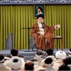 Lãnh đạo tối cao Ayatollah Ali Khamenei phát biểu trong cuộc họp với các lực lượng bán quân sự ở Tehran vào ngày 26/11/2022. (Nguồn: thehill)