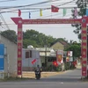 Xã Đăk Blà, thành phố Kon Tum đạt chuẩn nông thôn mới trong năm 2022. (Ảnh: Dư Toán/TTXVN)