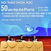 Hội thảo khoa học với chủ đề “50 năm Hiệp định Paris về chấm dứt chiến tranh, lập lại hòa bình ở Việt Nam: Ý nghĩa lịch sử và bài học kinh nghiệm.” (Nguồn: báo Quốc tế)