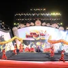 Biểu diễn nghệ thuật tại lễ khai mạc Hội Xuân núi Bà Đen năm Quý Mão 2023. (Ảnh: Thanh Tân/TTXVN)