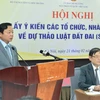 Phó Thủ tướng Chính phủ Trần Hồng Hà phát biểu tại Hội nghị. (Ảnh: Minh Đức/TTXVN)