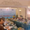 Toàn cảnh hội thảo quốc tế “Phát huy vai trò của di sản văn hóa và thiên nhiên thế giới trong phát triển bền vững tại Việt Nam.” (Ảnh: Đinh Thuận/TTXVN)