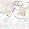 Bản đồ tuyến phố đi bộ, chợ đêm Bạch Đằng tại thành phố Hải Dương. (Nguồn: Phòng Kinh tế thành phố Hải Dương cung cấp/Báo Hải Dương)
