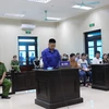 Bị cáo Nguyễn Thanh Hoàng tại phiên xét xử. (Ảnh: Thái Hùng/TTXVN)