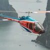 Máy bay trực thăng Máy bay Bell-505 thuộc Công ty Trực thăng Miền Bắc thuộc Tổng Công ty Trực thăng Việt Nam, Binh đoàn 18. (Ảnh: TTXVN phát)