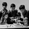 Từ cuối năm 1960, Trường Phổ thông cấp II Bắc Lý (Hà Nam) là lá cờ đầu của ngành Giáo dục trong thực hiện phương châm “Học phải đi đôi với hành, lý luận gắn với thực tiễn, nhà trường gắn liền với xã hội.” (Ảnh: TTXVN)
